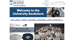 Desktop Screenshot of bookstore.umaine.edu