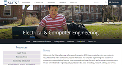 Desktop Screenshot of ece.umaine.edu