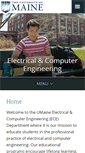 Mobile Screenshot of ece.umaine.edu