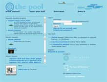 Tablet Screenshot of pool.newmedia.umaine.edu