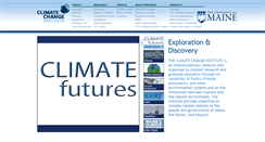 Desktop Screenshot of climatechange.umaine.edu