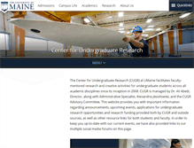 Tablet Screenshot of cugr.umaine.edu