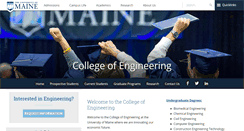 Desktop Screenshot of engineering.umaine.edu