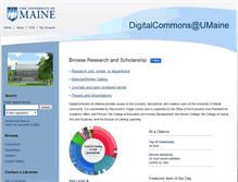 Tablet Screenshot of digitalcommons.library.umaine.edu