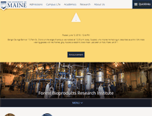 Tablet Screenshot of forestbioproducts.umaine.edu