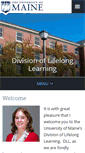 Mobile Screenshot of dll.umaine.edu