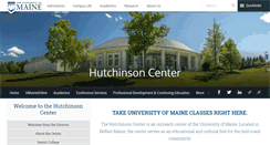 Desktop Screenshot of hutchinsoncenter.umaine.edu